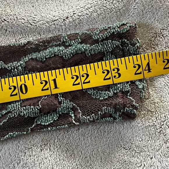 NWT Anthropologie A’reve Lace Romantic Dress Teal Brown Long Sleeve Size Small - Picture 15 of 16